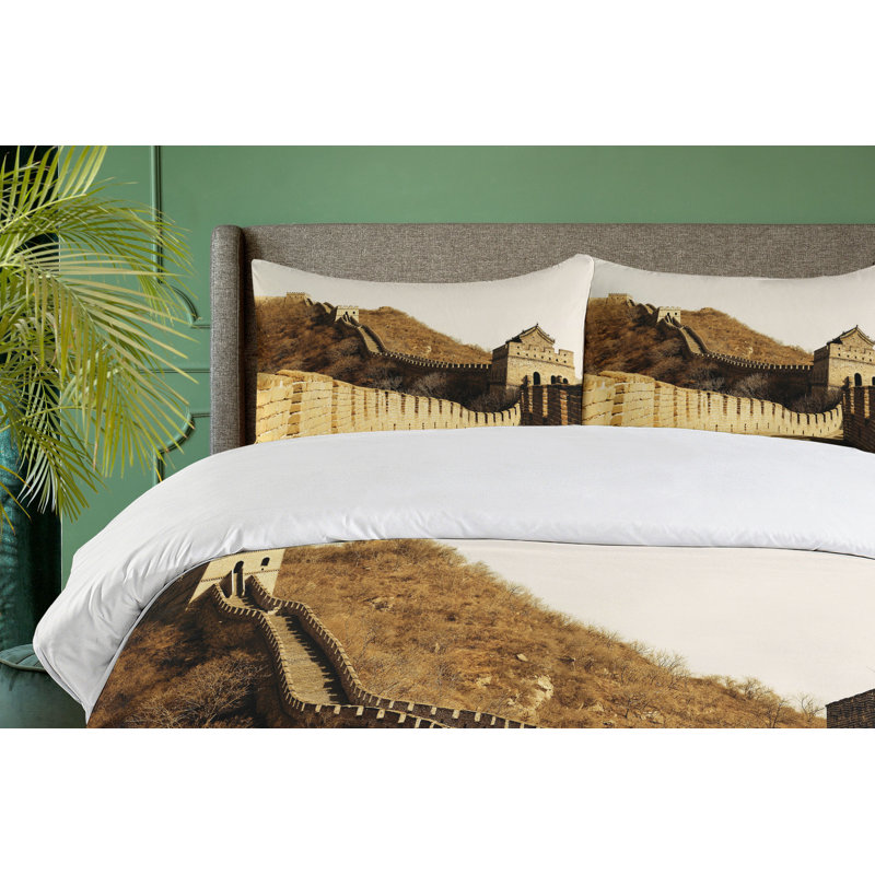 Eclectic Polyester Duvet Cover, Twin Duvet Cover + 1 Standard Sham
