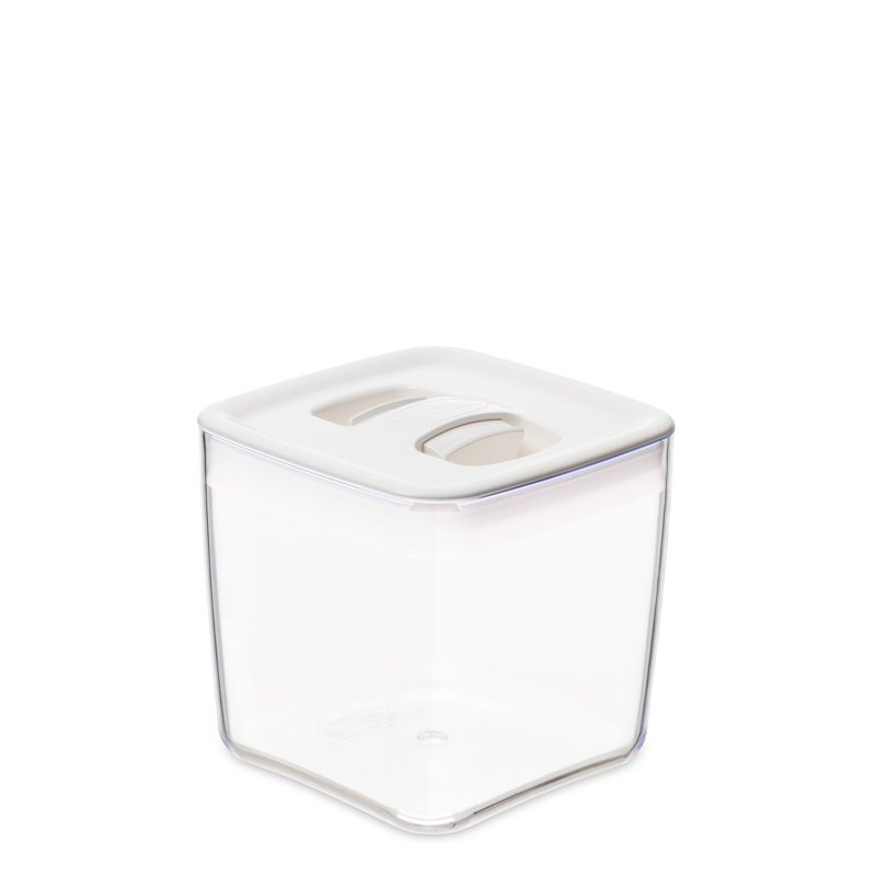 ClickClack 1,5 pte Boîte cubique, Blanc / Transparent
