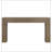 59" Farmhouse Console Table with Vertical Slat Legs - Sofa Table Behind Couch, Rustic Brown Entryway Table for Hallway, Living Room & Small Spaces