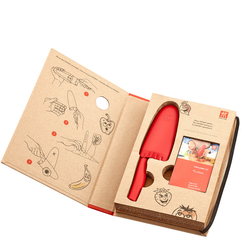 ZWILLING Twinny Kids Chef’s Knife, Red