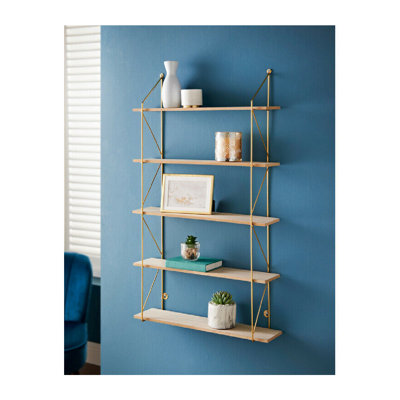 Viroqua 5 Piece Floating Shelf