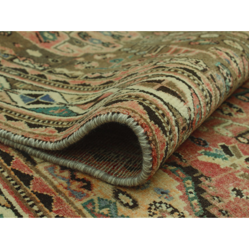 Tapis rouille semi-antique