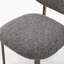 Merella Upholstered Fabric Dining Chairs Bronze Legs - Contemporary Sleek Design-126046979