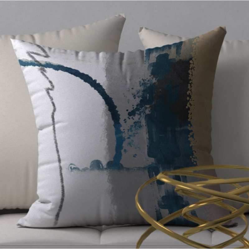 Housse de coussin carrée/insert desire, 18 po x 18 po