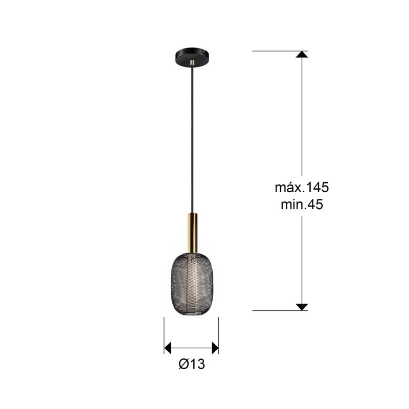Aiesrom 1 - Light LED Jar Pendant