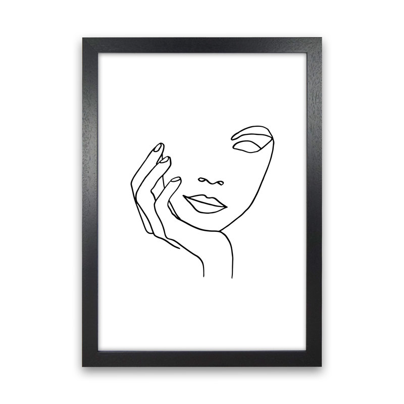 Hand One Eye - Print, Black Frame, 88cm H x 64cm W x 3cm D