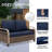 54.1'' Wide Straight Metal Loveseat with Cushions-115188346