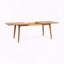 Table de salle à manger extensible pour l'extérieur en bois d'acacia