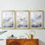 LANDSCAPES Series CCXXXVII - Impression personnalisée de qualité supérieure avec passe-partout - 3 pièces-2033967649-2033967648