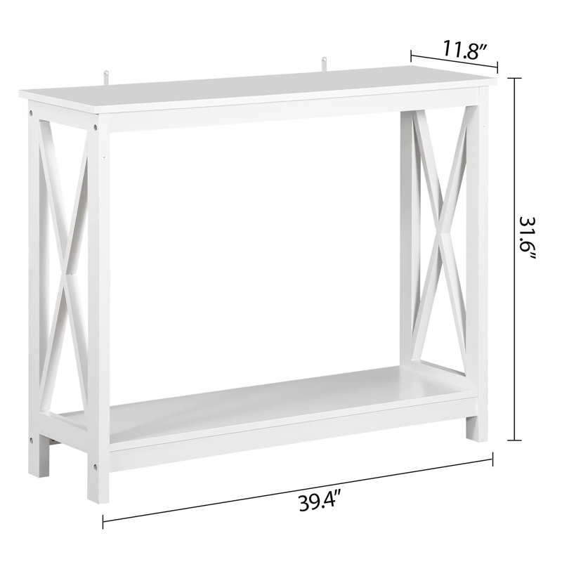 Amellie Console Table, White