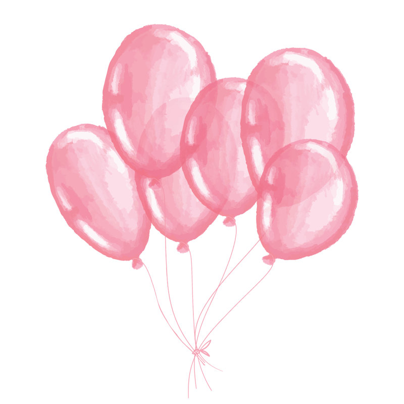 Colourful Air Baloons by Yuliia Duliakova - Wrapped Canvas Print, 30cm H x 30cm W x 3.8cm D