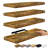  Floating Shelves with Invisible Mounting Set of 4-508345520