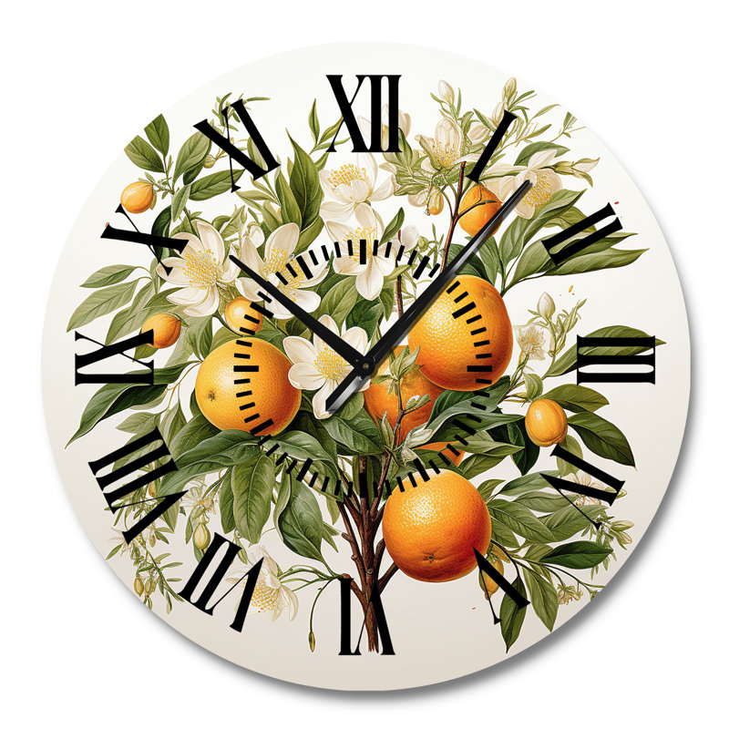 Horloge murale Orange Tree, Grand