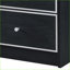 Jabir noir & amp; Table basse en bois composite argenté avec rangement, pièce décorative moderne