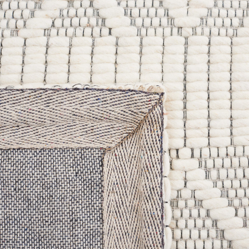 Amaleta Hand Loomed Performance Geometric Rug, Rectangle 4' x 6'