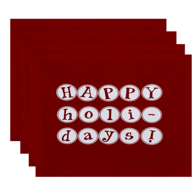Polyester Abstract Rectangle Placemat