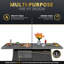 Zaanstad Rectangular 6 - Person 76'' Handwoven Rattan Outdoor Propane Gas Fire Pit With Cushions