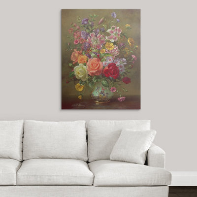 «Alexica A Summer Floral Arrangement» par Albert Williams, reproduction d'art