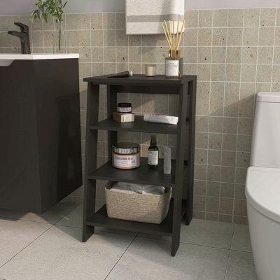 Freestanding Bathroom Shelf With Open Storage
