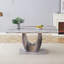 Table de salle à manger rectangulaire, table moderne avec base en U-116307348-116307344