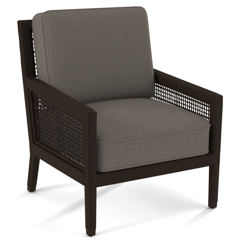 Harper Upholstered Armchair, Gray Sugar Performance; 0863-84, Java