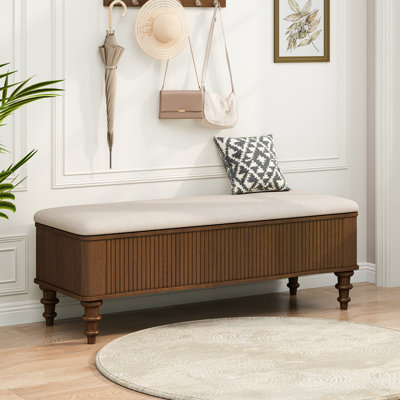 Banc de rangement multifonctionnel 50,8 po