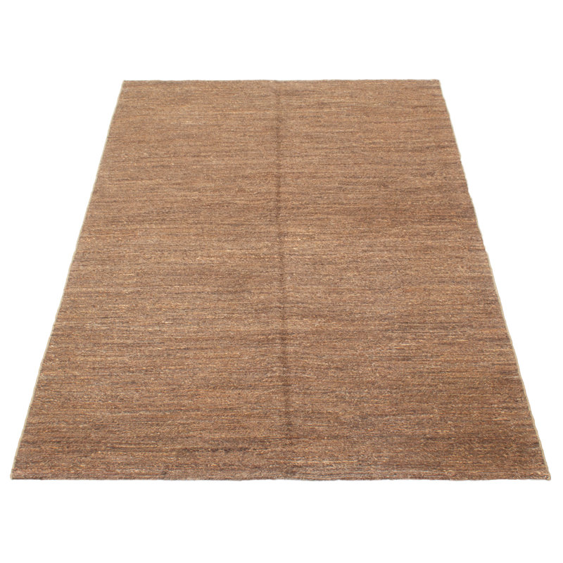 Tapisserie naturelle brune Kilim 5 pi 3 po x 8 pi 1 po