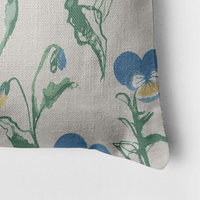  Housse et insert rectangulaires en coton, Bleu