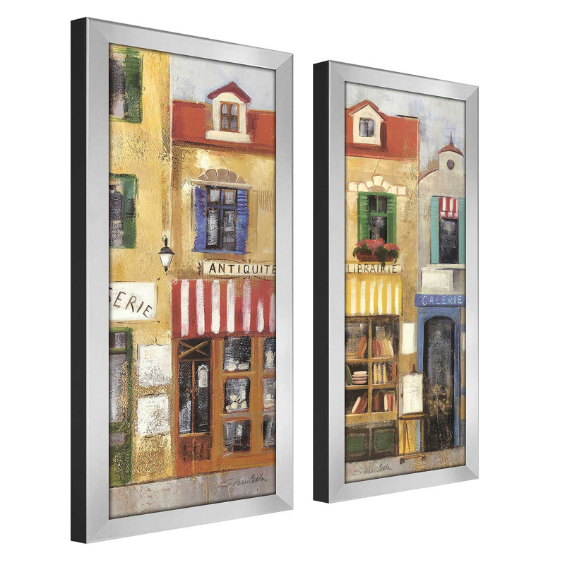 Ruette De Ville I - Ensemble de 2 cadres photo simples