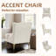 Fauteuil d'appoint à oreilles moderne - Chenille surpiquée en diamant avec pieds en métal doré (capacité de 300 lb)-510606712