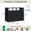 Garbage Bin Shed Stores 2 Trash Cans Metal Outdoor Bin Shed for Garbage Storage,Stainless Galvanized Steel, Bin Shed for Garden Yard Lawn-117711701