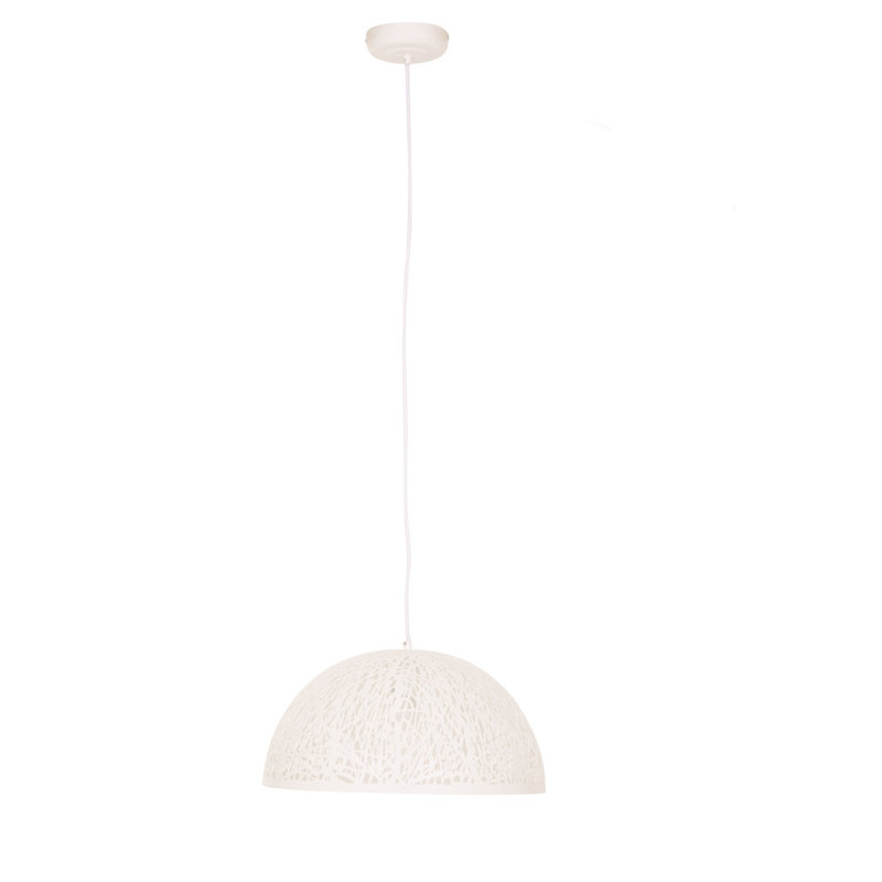 Breen 1 - Light Dome Pendant, White
