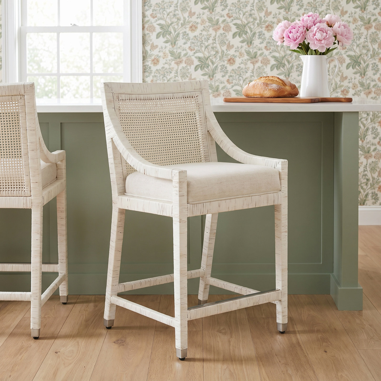 Rosalie Woven Stool