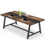 180cm Rectangle Conference Table with 1 Chairs-1095879161