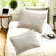Ensemble de literie élégant en microfibre crème, courtepointe surdimensionnée avec rembourrage hypoallergénique pour la maison