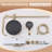 Round Rainfall Shower System, 10" Head, 3-Function Handheld, High Pressure, Anti-Limescale, Brushed Gold-125033881
