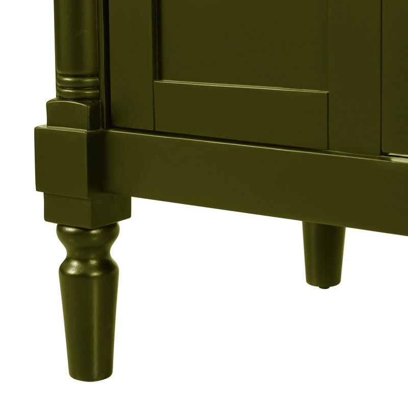 36" Great Bathroom Vanity With Ceramic Top, Green