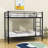 Twin Over Twin Metal Bunk Bed-127937236