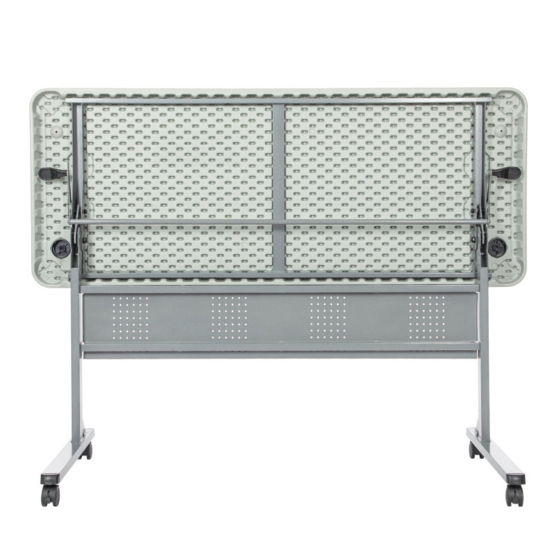Wyatt Flip-Fold Training Table, 29.5" H x 60" L x 24" W, Speckled Grey
