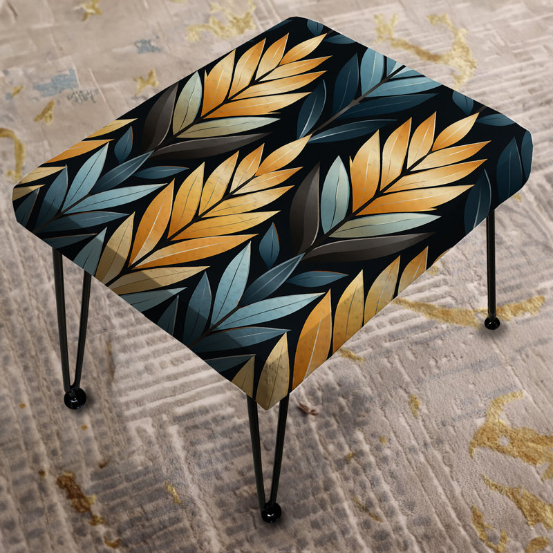 Tribal Essence Motif à chevrons - Repose-pieds rectangulaire à chevrons