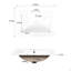 Meuble-lavabo 24 po avec lavabo intégré en céramique, meuble-lavabo simple avec 2 portes et meuble-lavabo simple pour petite et moyenne salle de bain-947083095
