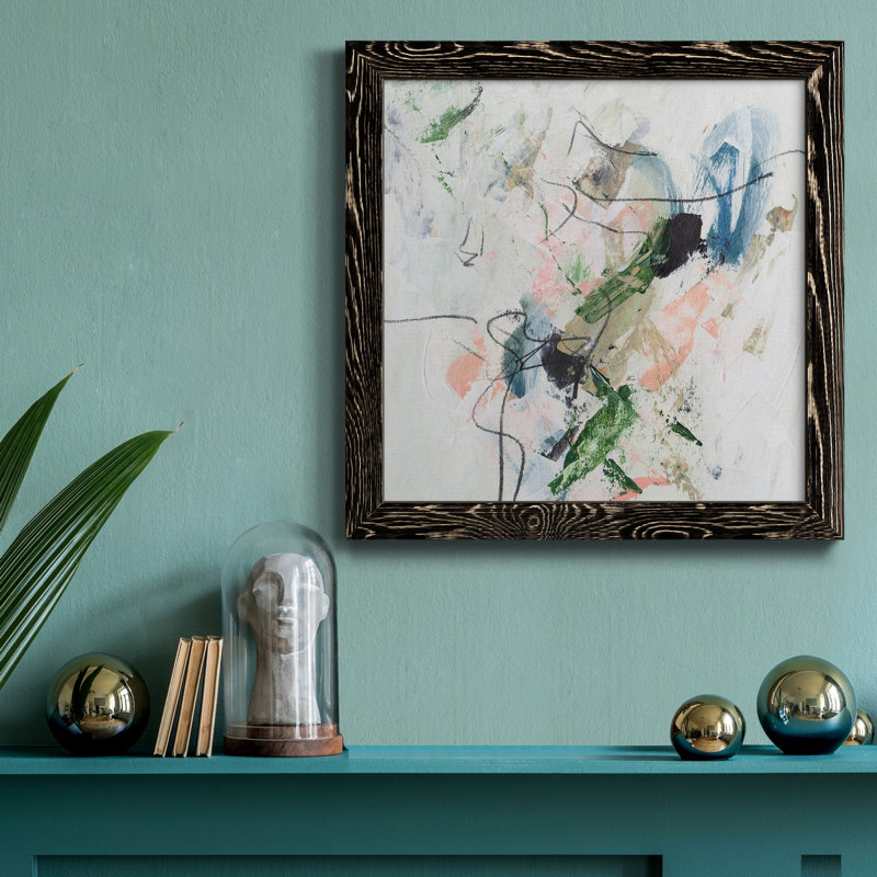 «Approche du printemps II» - Toile encadrée de qualité supérieure - prête à être accrochée, H 31,5 po x l 31,5 po x P 1,5 po