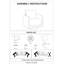 Fauteuil d'appoint pivotant en similicuir 1pc-855035788
