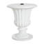 Base de parasol pour table d'appoint d'extérieur avec rembourrage sable, finition marbre blanc, ensemble de 1