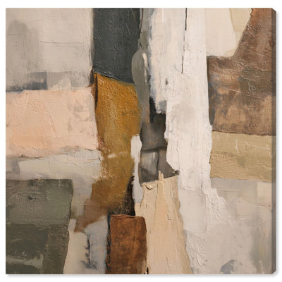 "Fissured Field III", reproduction d'art sur toile par Art Remedy, 12 x 12
