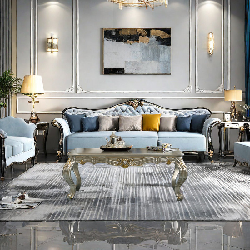 European-style Solid Wood Coffee Table Coffee Table