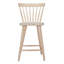 Ensemble de 2 tabourets de comptoir avec îlot de cuisine moderne et chaises hautes en bois durable