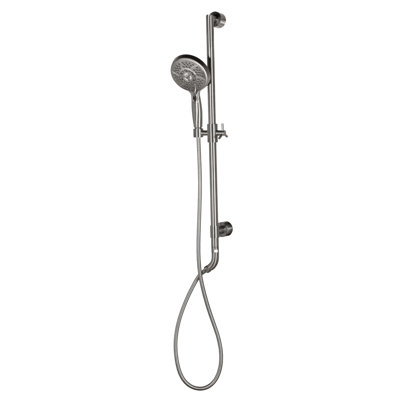 AquaBar 5.5-in Shower System with Integrated Slide Bar and Multi-function Handshower 
