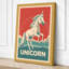 Unicorn Rising Art Deco 1 Piece Wrapped Canvas Wall Art-509501883-509501895