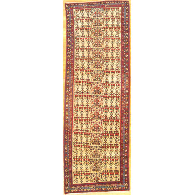 Nasro One-of-a-Kind 3'4" X 9'9" Area Rug